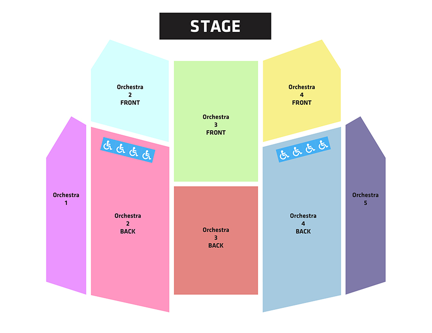 Terrace Theater Seating Chart